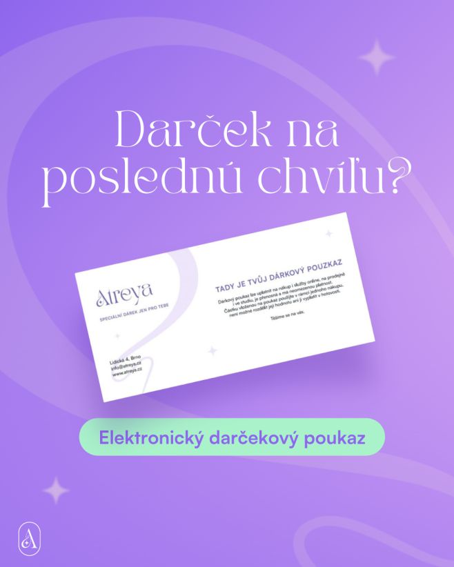 🎁 Darčeky na poslednú chvíľu? Riešením je elektronický darčekový poukaz Atreya ✨ Po zaplatení vám ihneď dorazí do vašej...